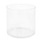 Flower Acrylic Vase Decorative Centerpiece for Home or Wedding by Royal Imports - Break Resistant - 4" Cylinder by 4" Tall